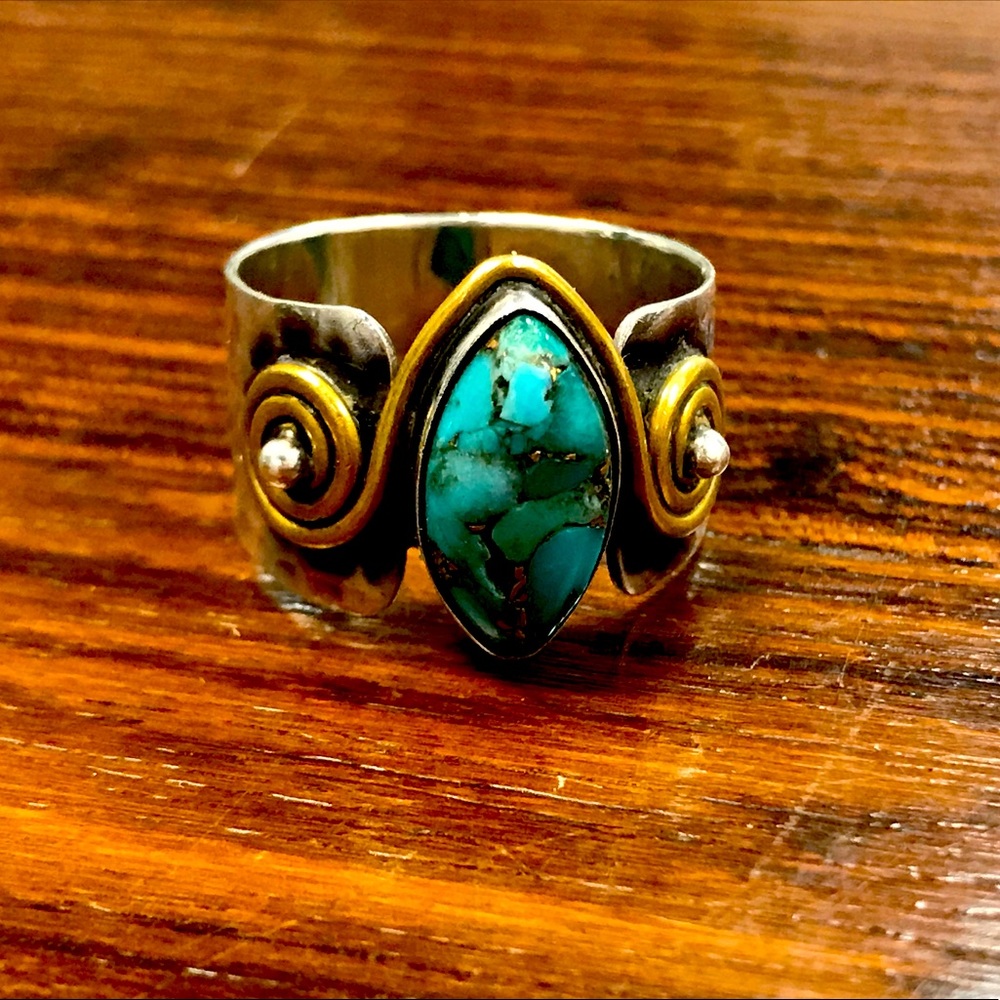 SOLD! Sterling Silver Turquoise Ring! OBO